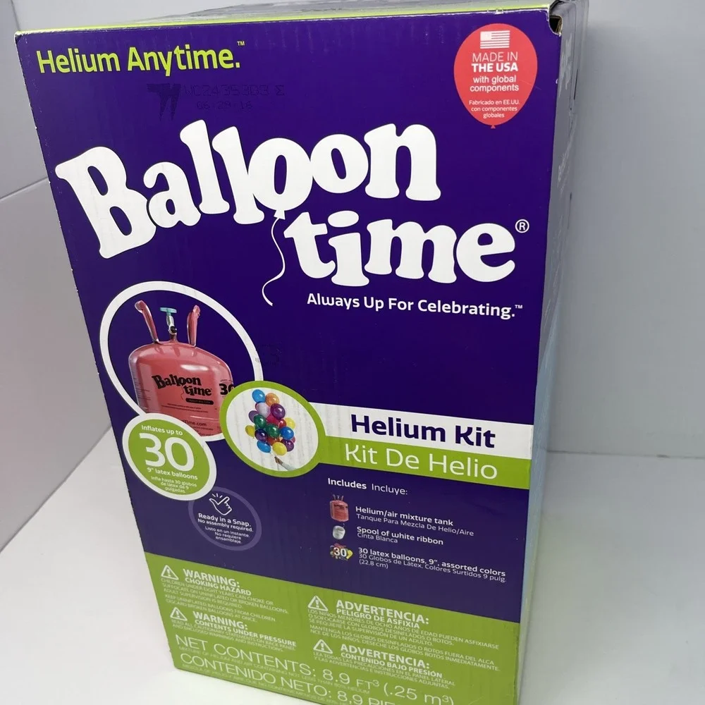 Balloon Time helium tank